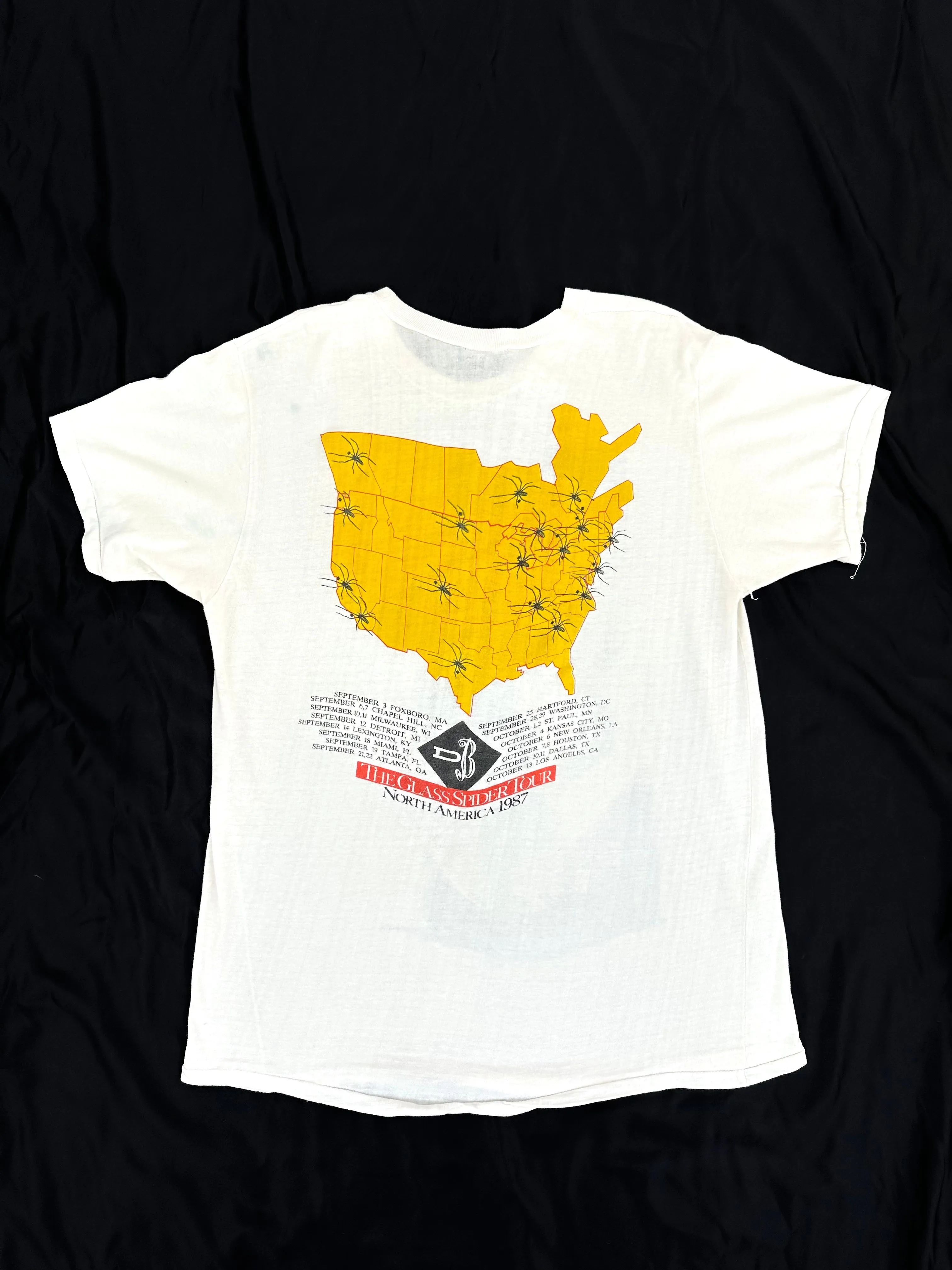 1987 David Bowie The Glass Spider Tour Tee