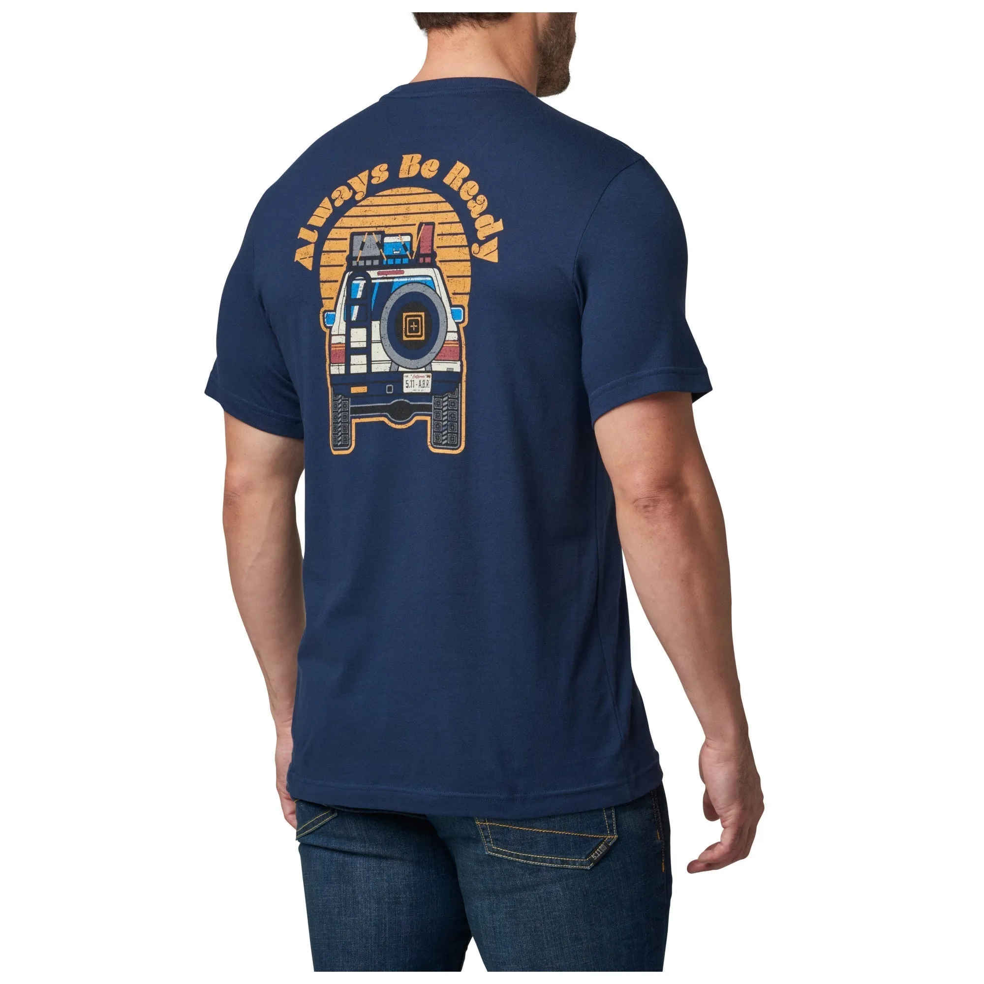 5.11 Tactical Overlander Sunset Tee Pacific Navy