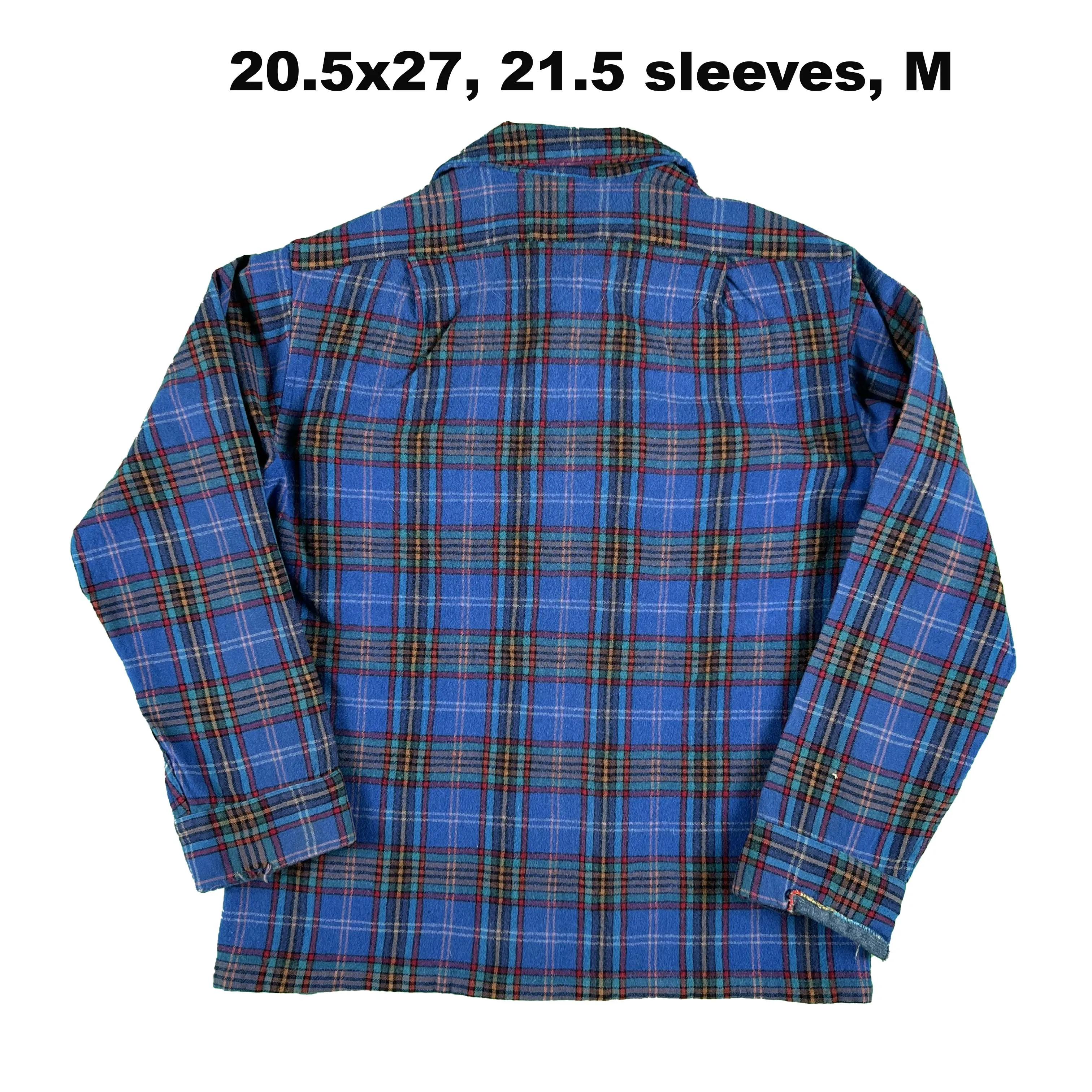 60s/70s Pendleton Loop Collar Flannel Board Shirt- SELECT SHIRT