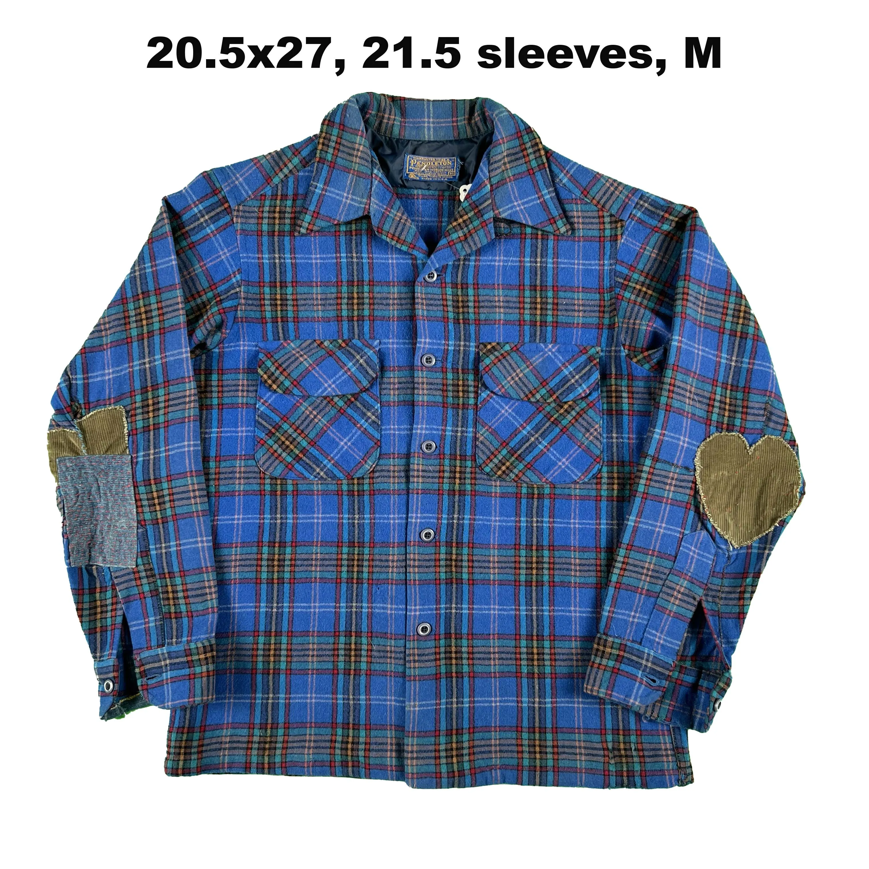 60s/70s Pendleton Loop Collar Flannel Board Shirt- SELECT SHIRT