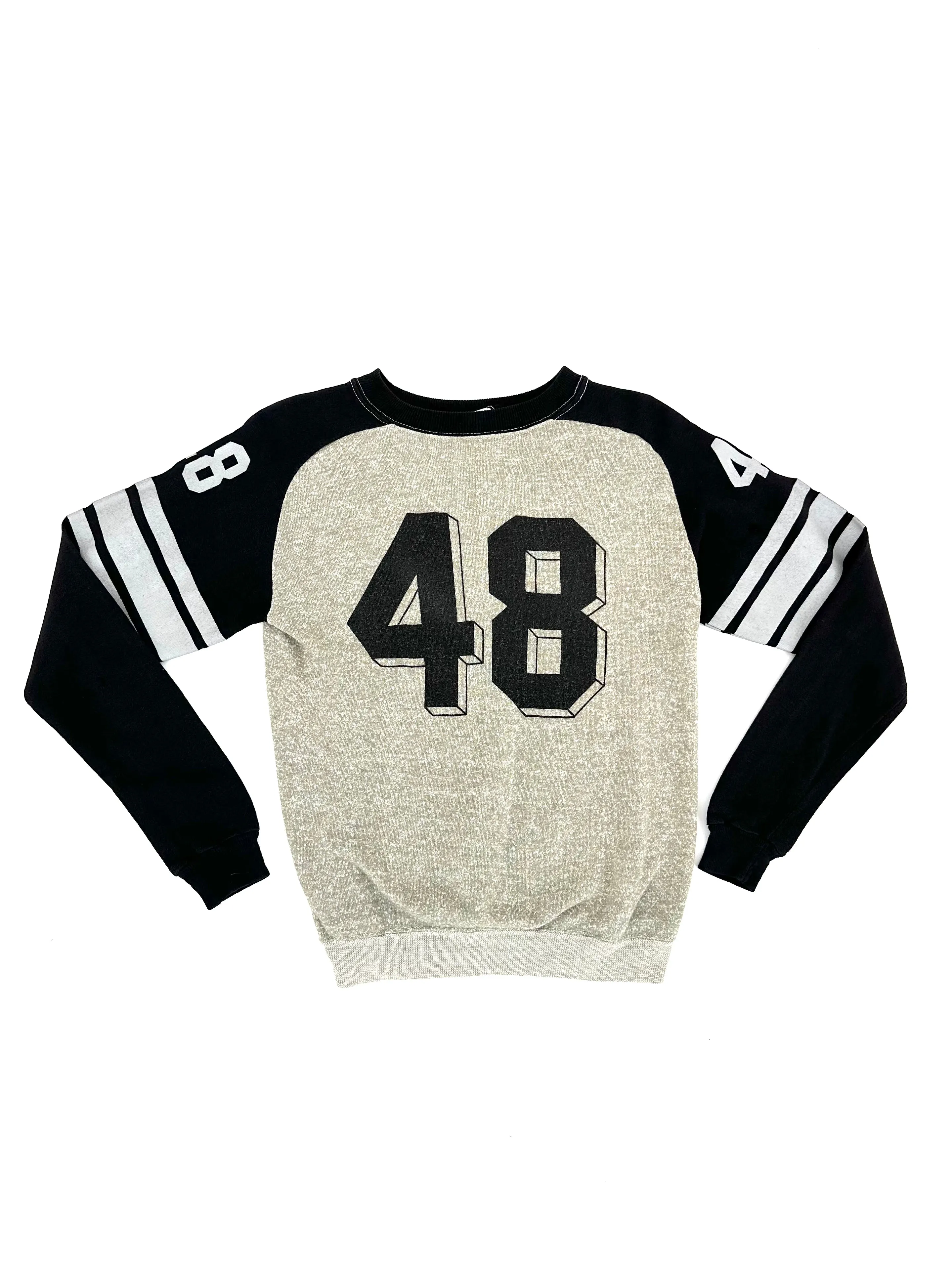 80s Varsity Distressed Crewneck