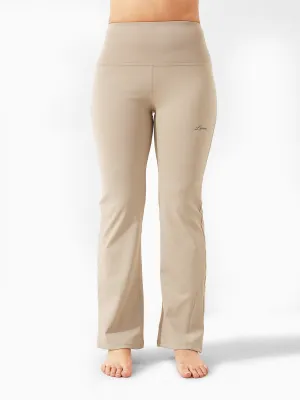 Active Flare Legging In Beige