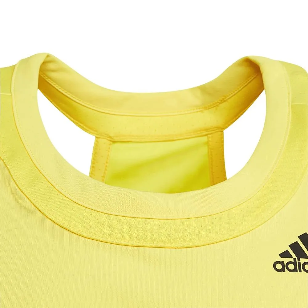 adidas Girls' Club Tank Top (Beam Yellow)