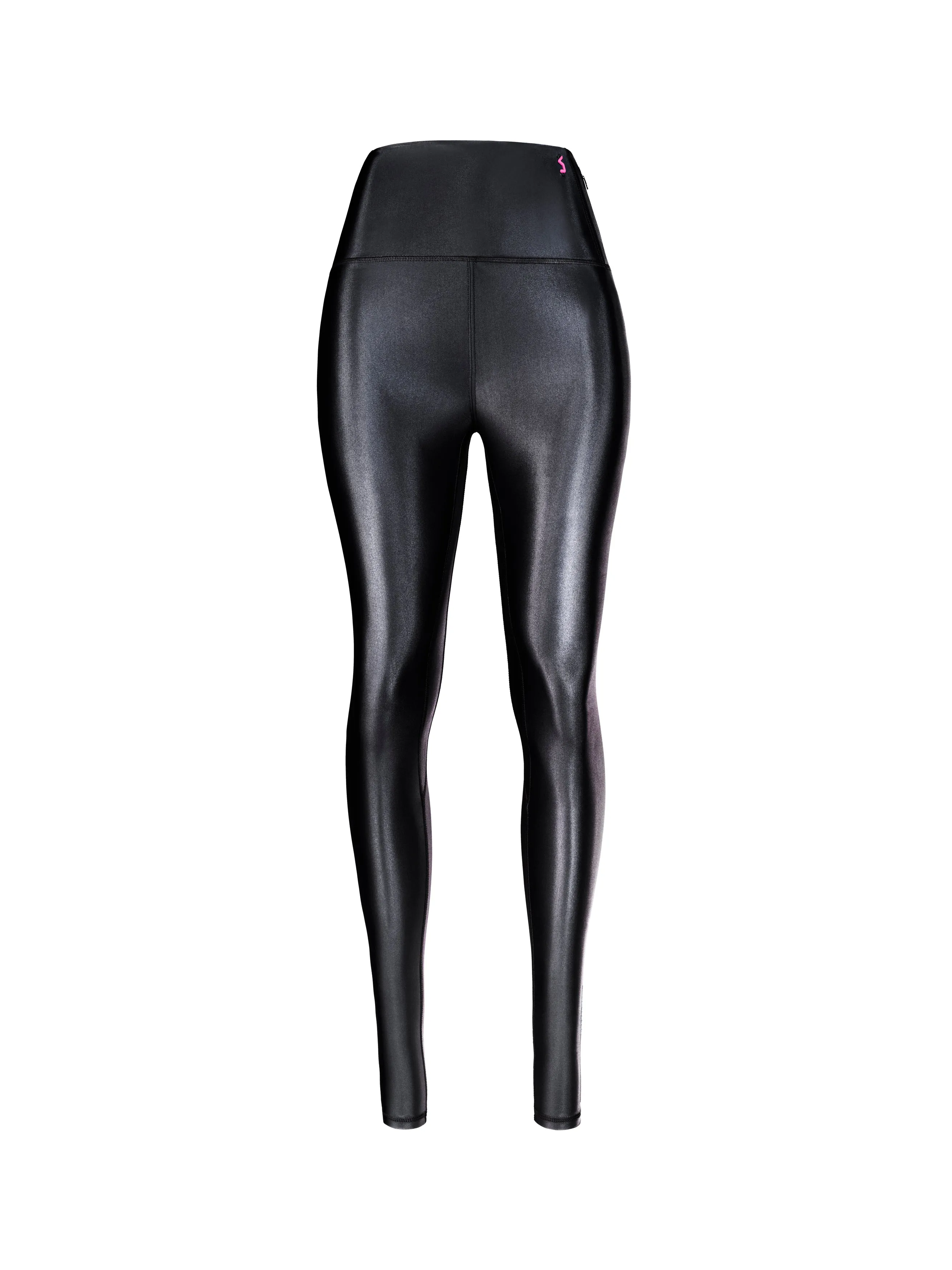 ANDROMEDA LEGGINGS IN BLACK | PINK SHINE
