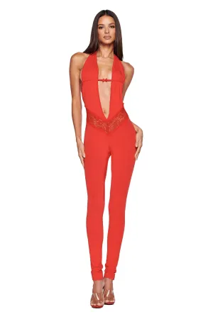 ASTORA JUMPSUIT - RED