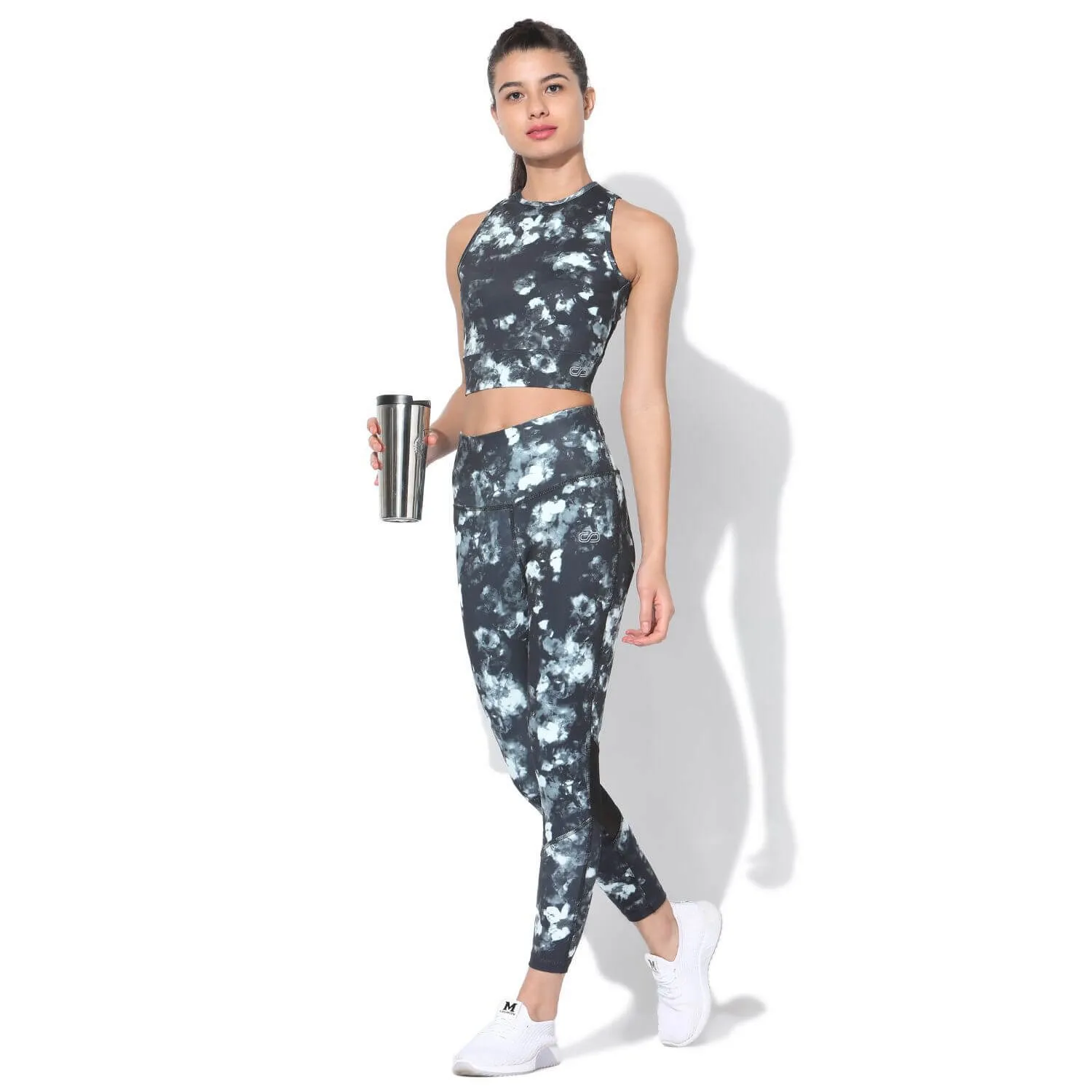 Ath Perform High Waist 7/8 Leggings Dark Blossom
