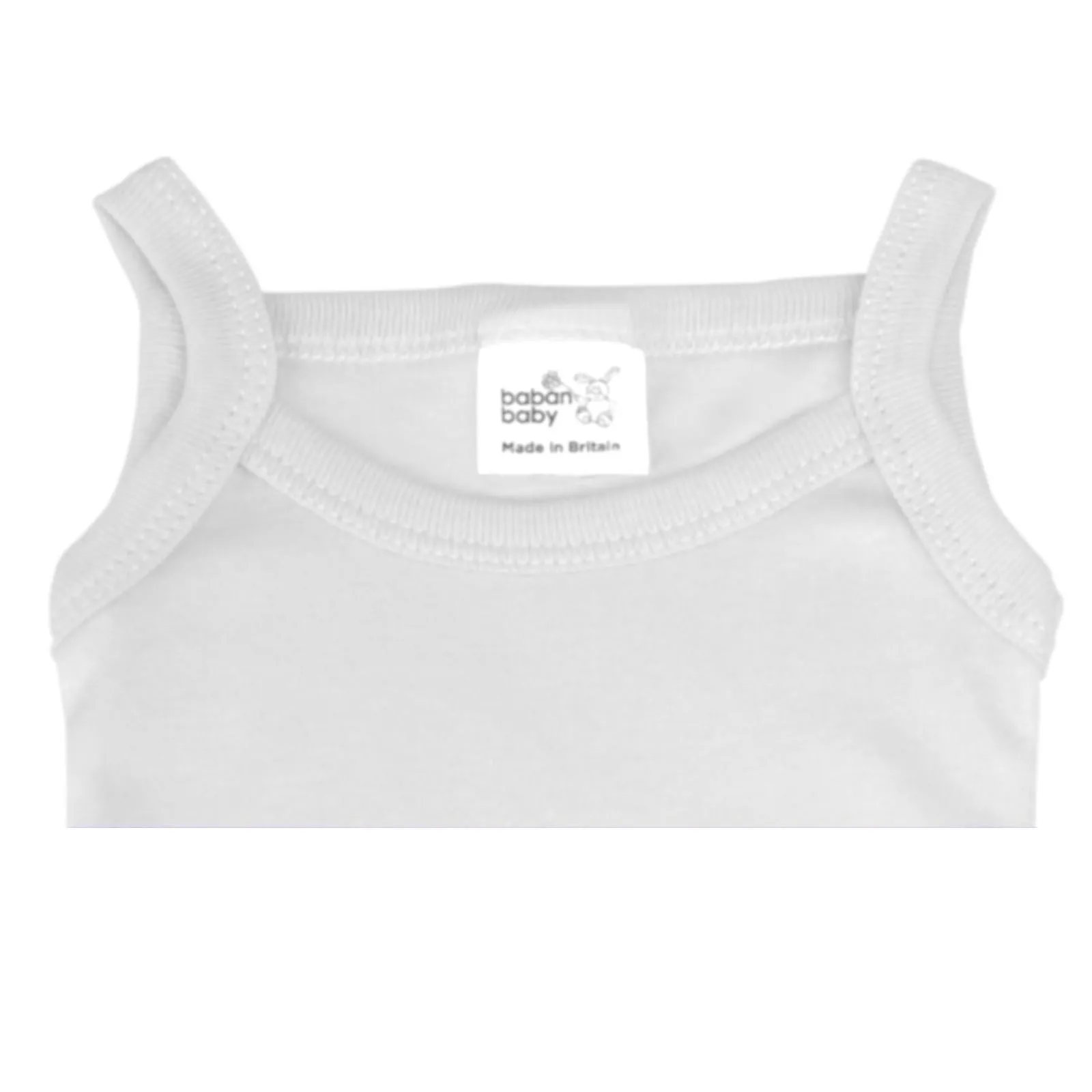 Baban Baby Strap Shoulder Bodysuits - 2 Pack