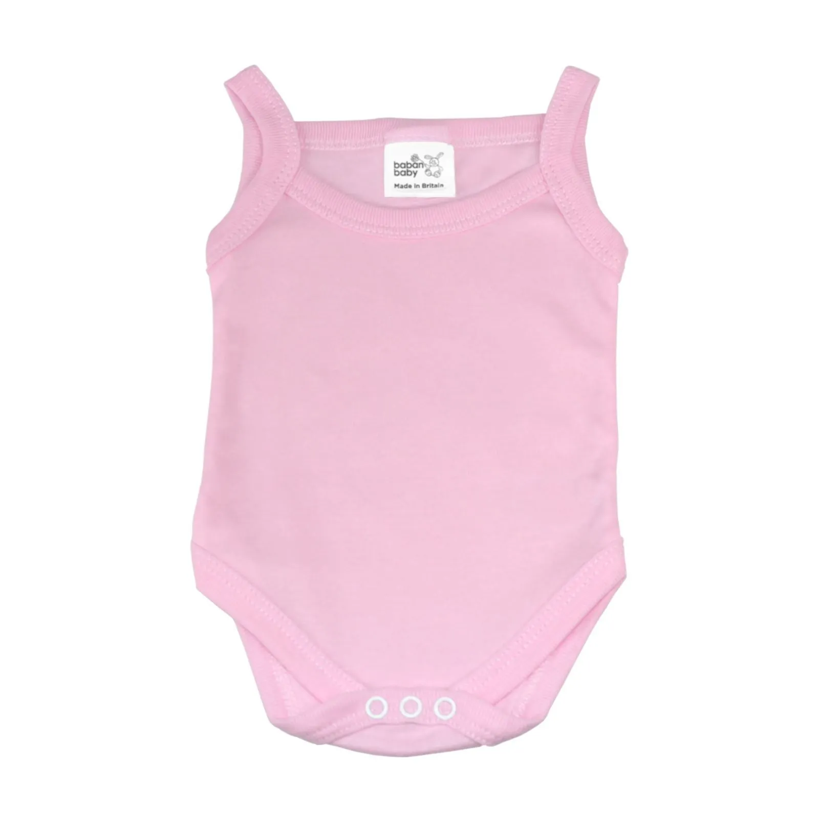 Baban Baby Strap Shoulder Bodysuits - 2 Pack