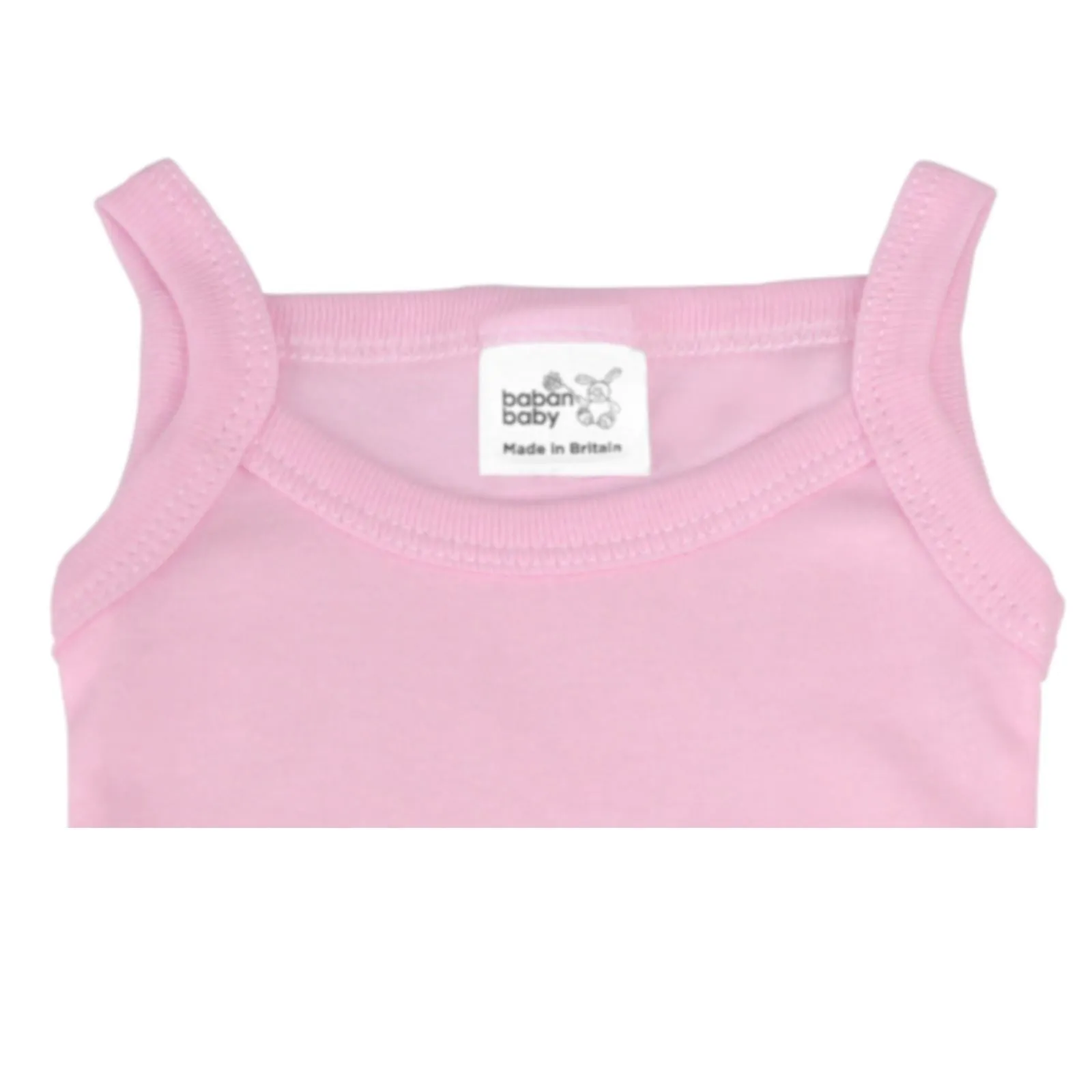 Baban Baby Strap Shoulder Bodysuits - 2 Pack