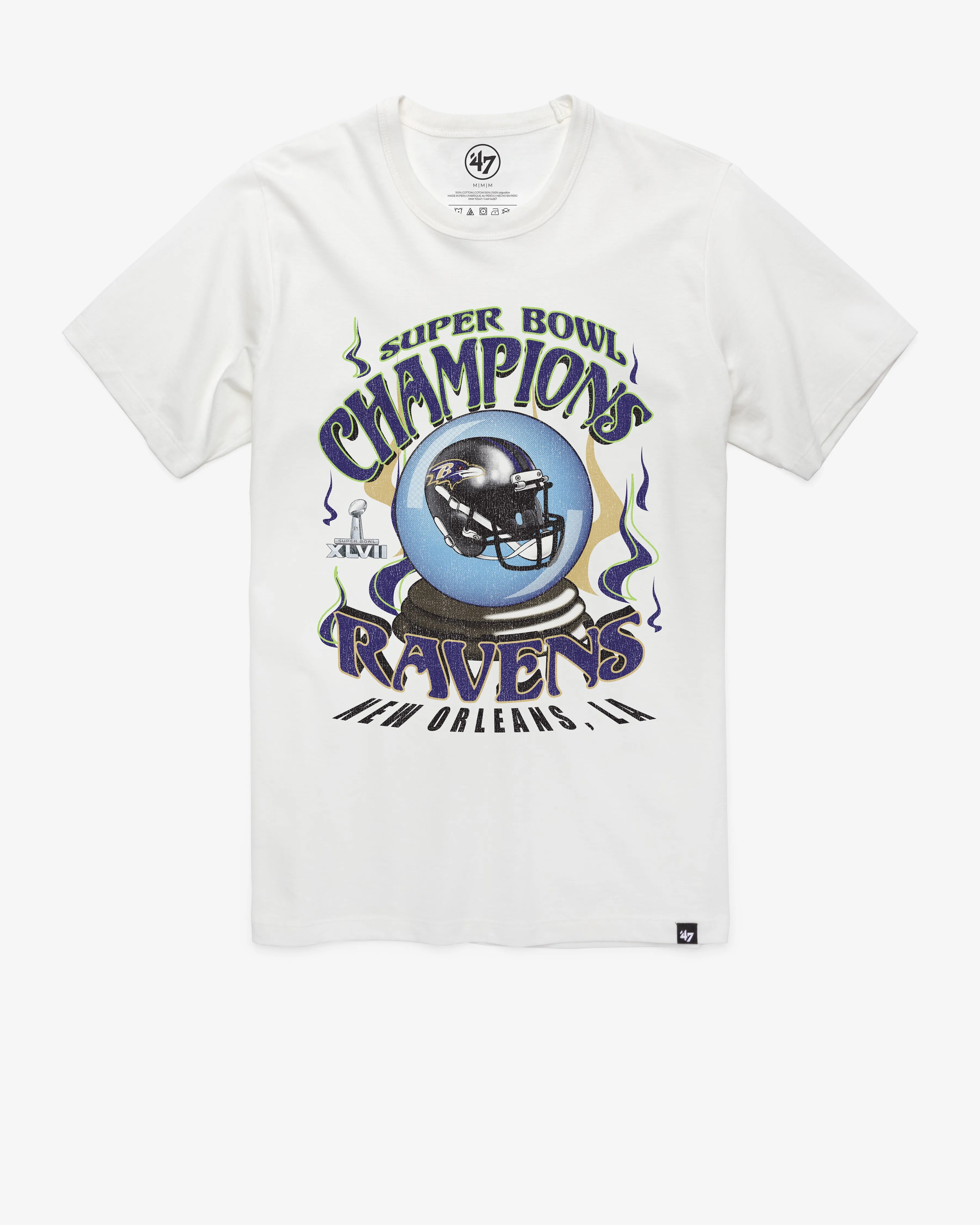 BALTIMORE RAVENS SUPER BOWL SHOWCASE '47 FRANKLIN TEE