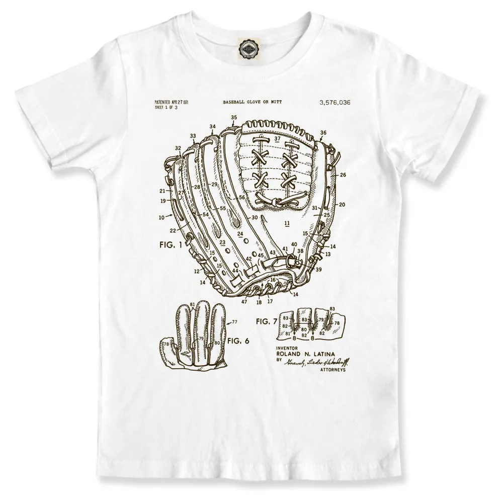 Baseball Glove Patent Kid's Tee