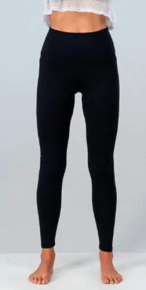 Black Solid Leggings