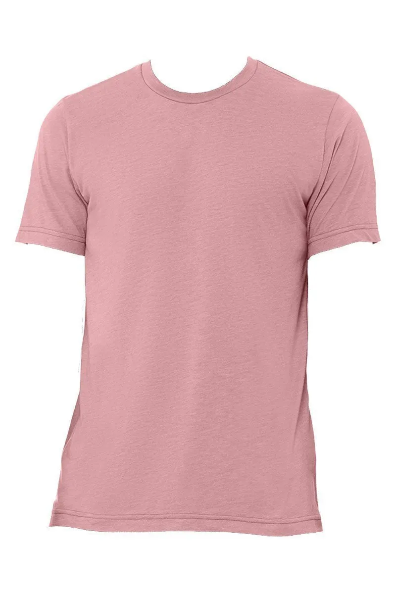 Bleached Doodle Bunny Leopard Tri-Blend Short Sleeve Tee