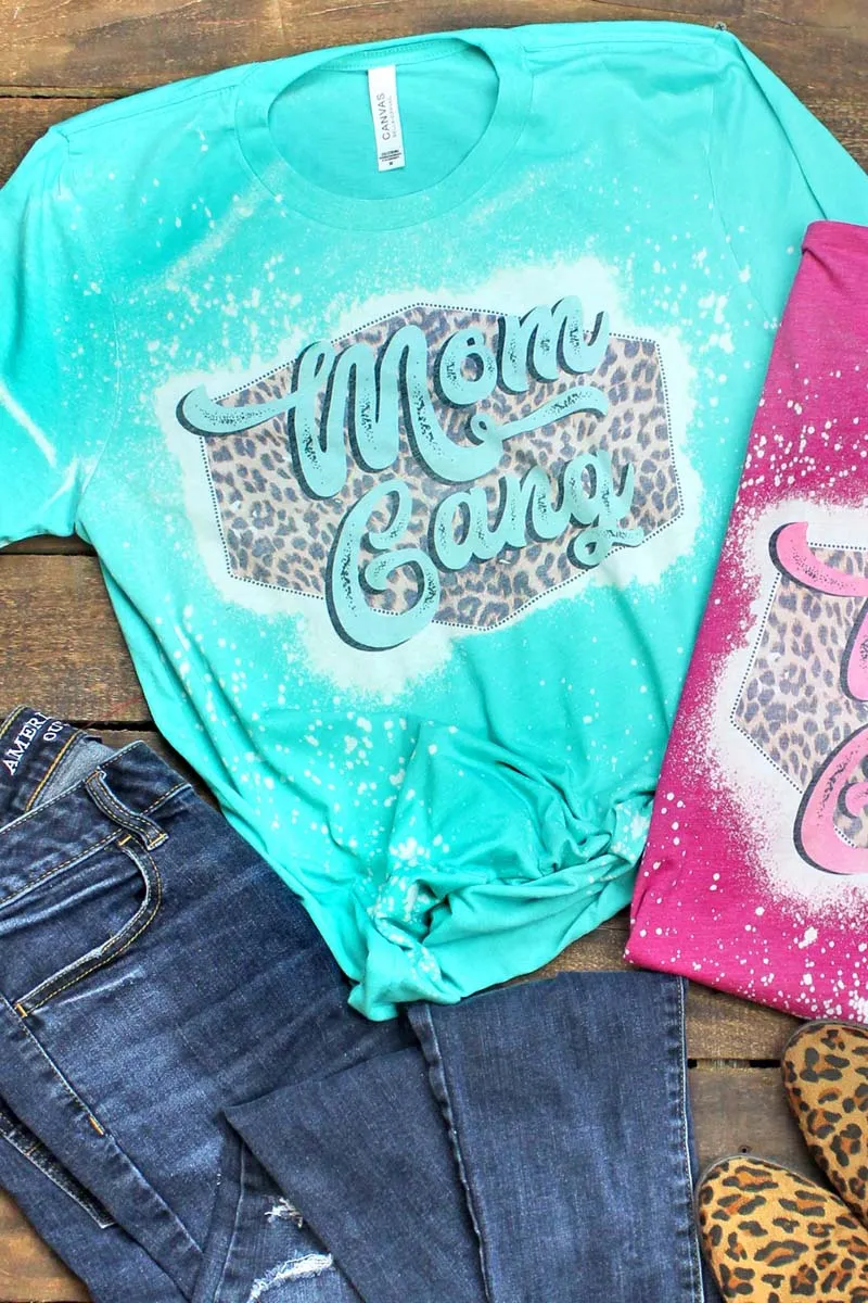 Bleached Mom Gang Tri-Blend Short Sleeve Tee