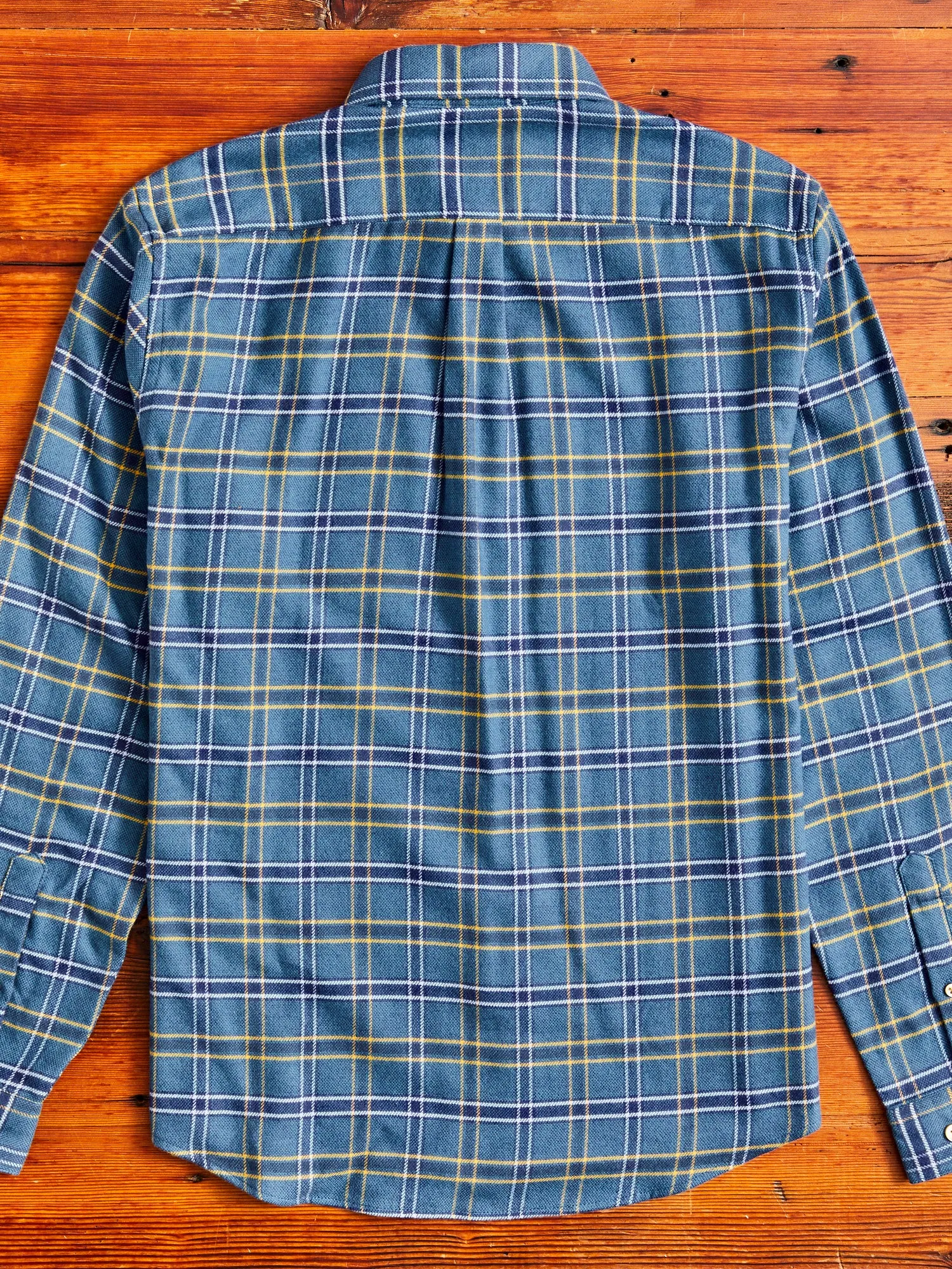 Blue Water Button-Up Shirt in Cerulean