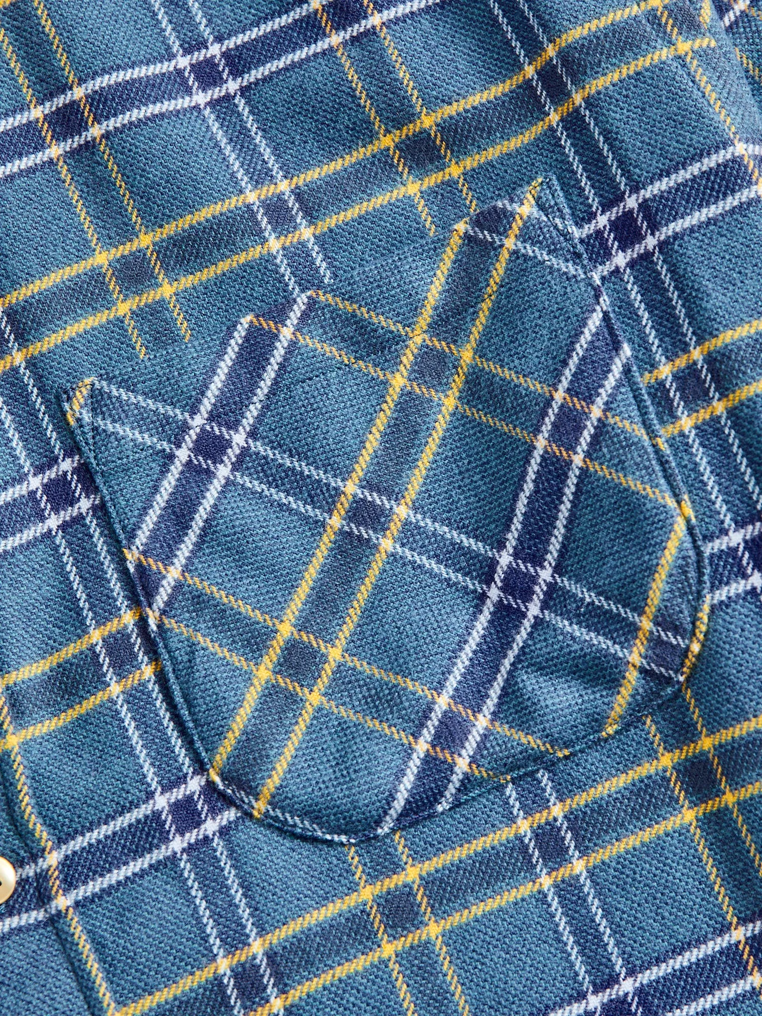 Blue Water Button-Up Shirt in Cerulean