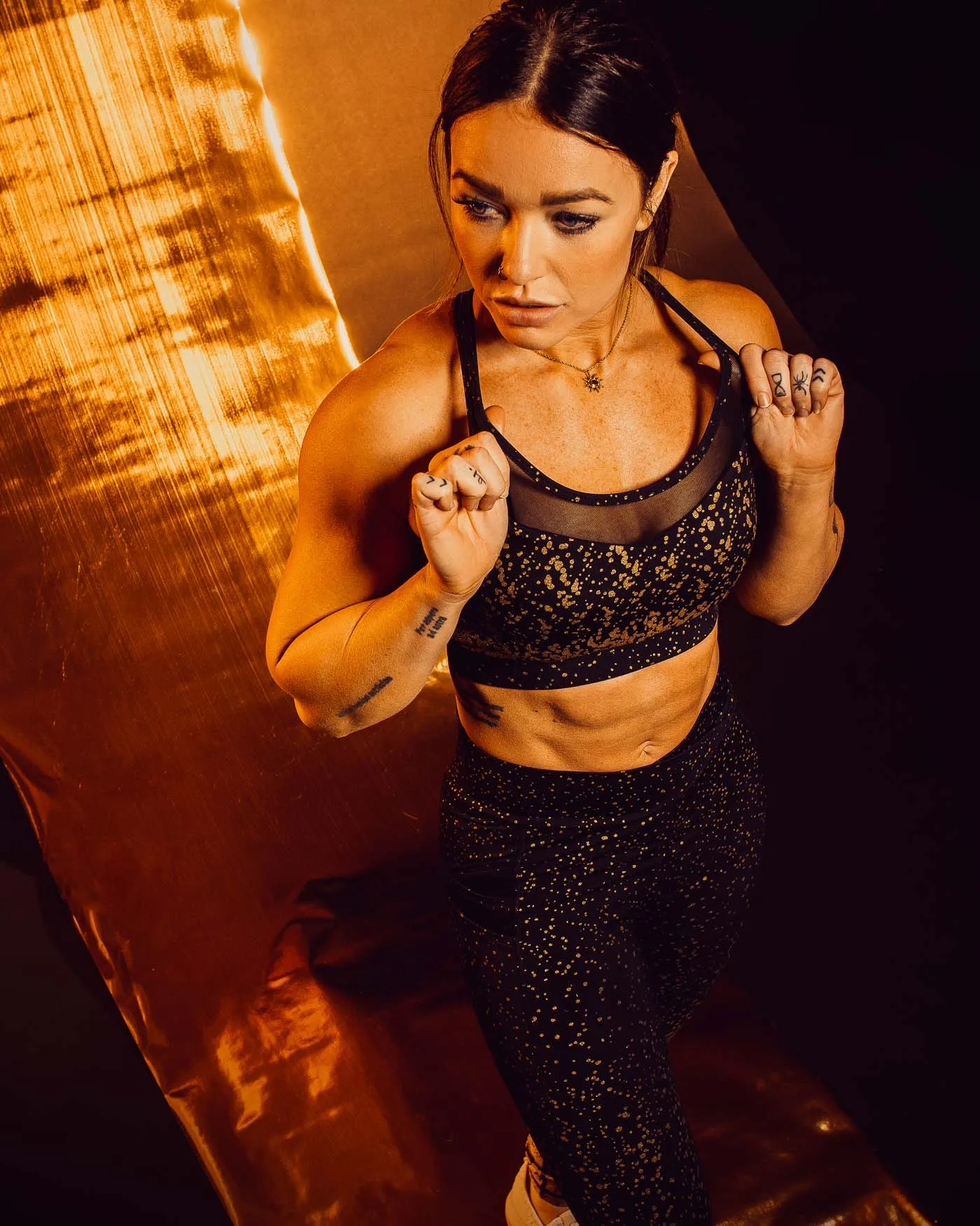 Bonschro Collection - Bra - Black/Gold