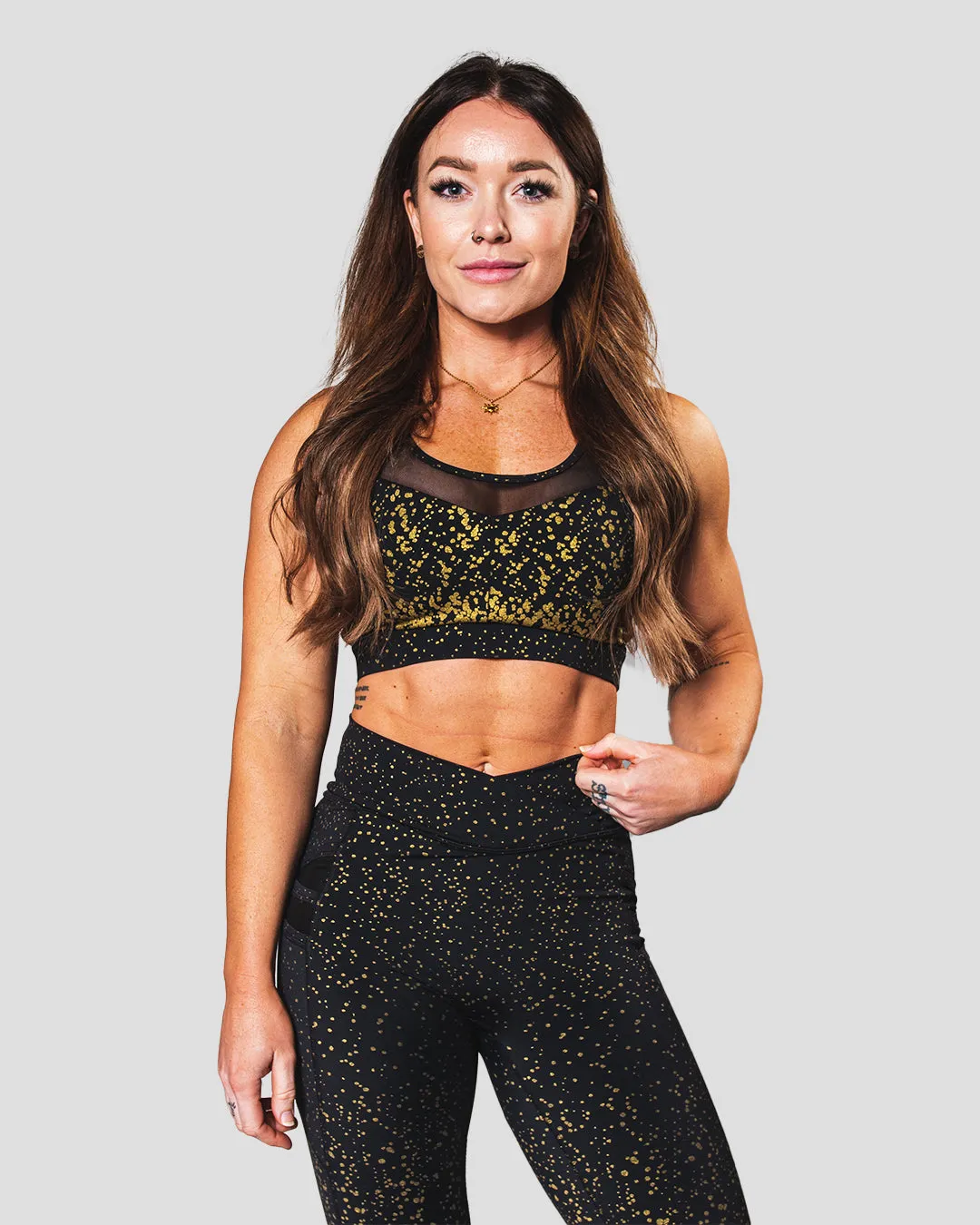 Bonschro Collection - Bra - Black/Gold