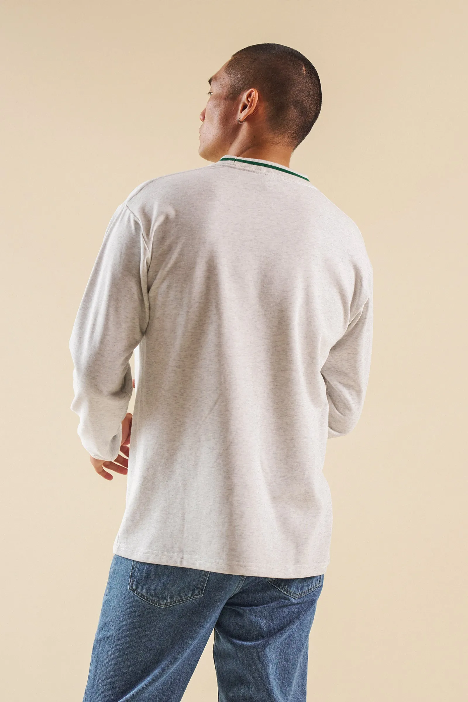 bound Ash Grey Longsleeve Tee