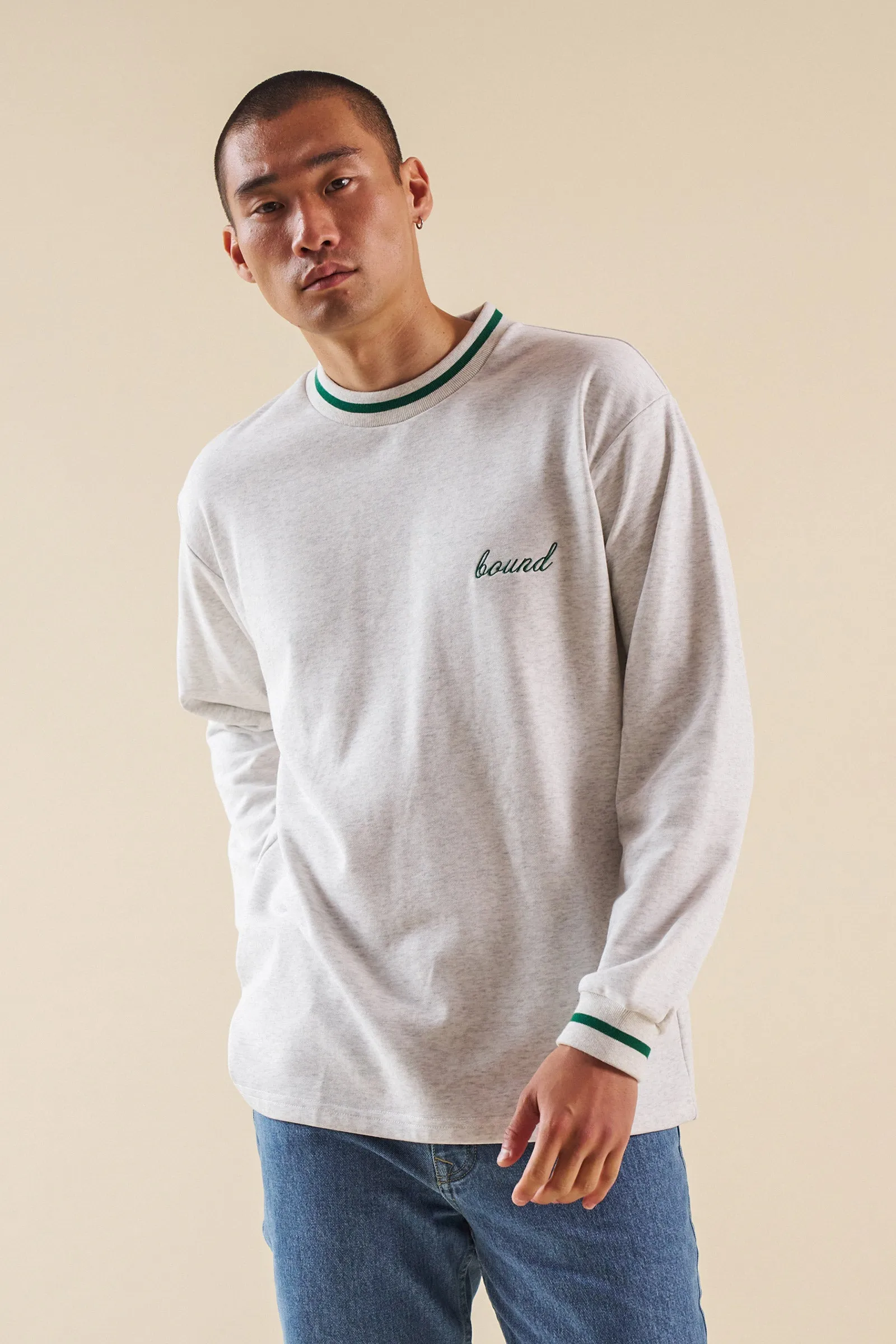 bound Ash Grey Longsleeve Tee