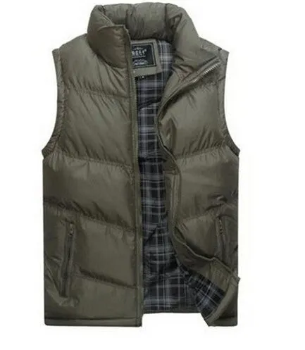 Brand Men's Fashion Outerwear Leisure Casual Vest Men Coat Warm Sleeveless Jacket Men Military Waistcoat D3135