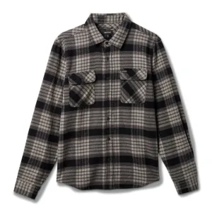 Brixton - Bowery Flannel Black/Light Grey/Charcoal