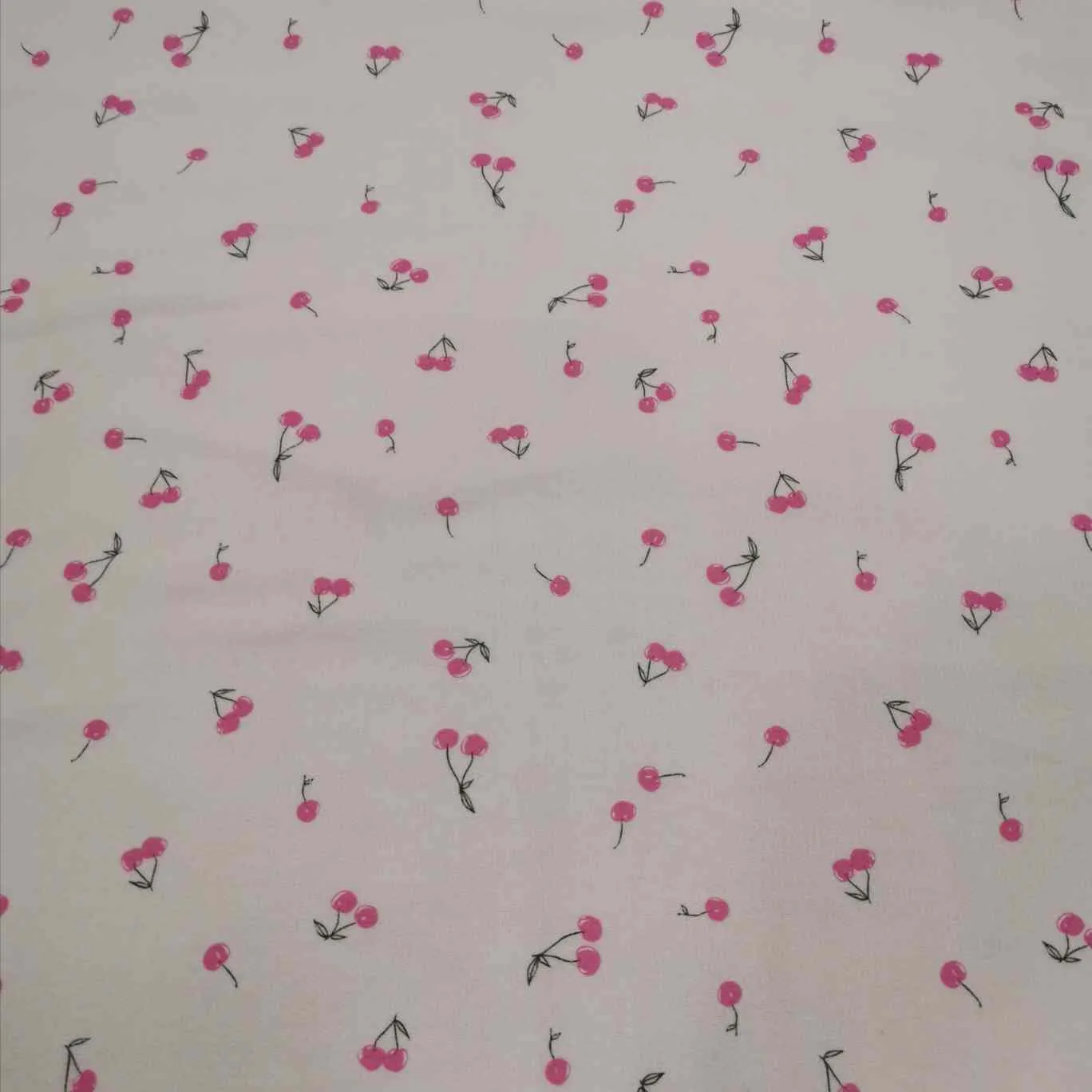 Brushed Cotton Flannelette, Cherry-ish You Delicate