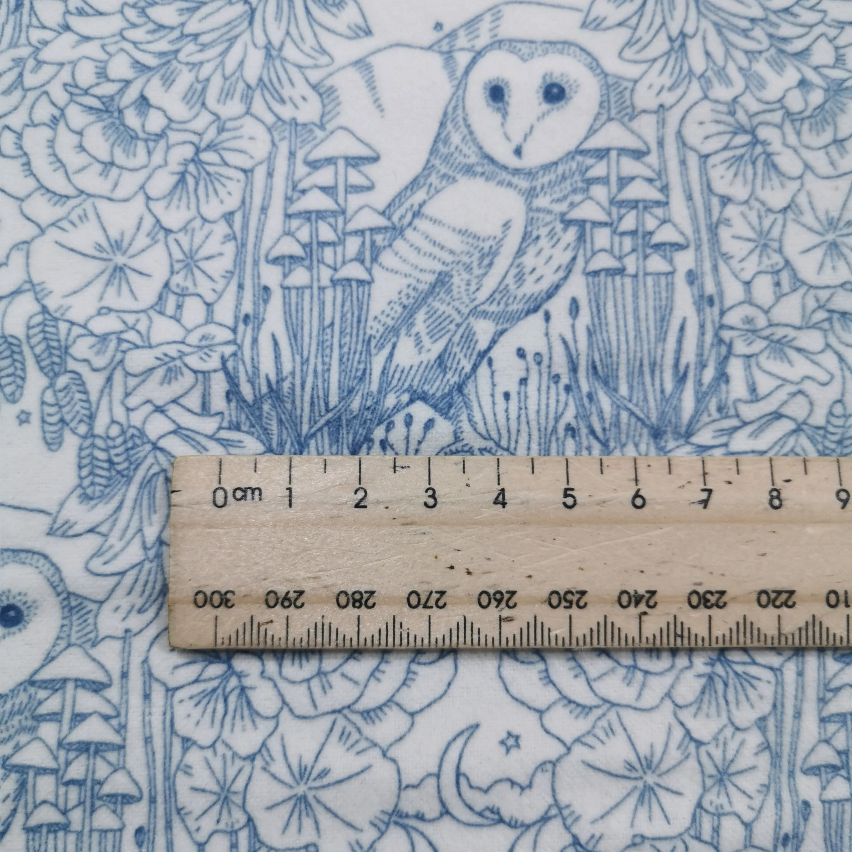 Brushed Cotton Flannelette, Moonlit Guardian Sky