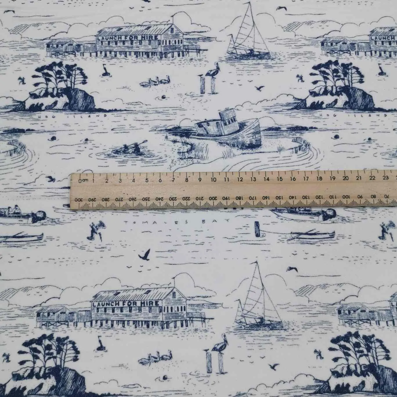 Brushed Cotton Flannelette, Seaside Dusk