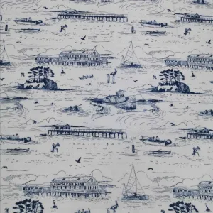 Brushed Cotton Flannelette, Seaside Dusk