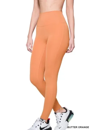 butter orange leggings
