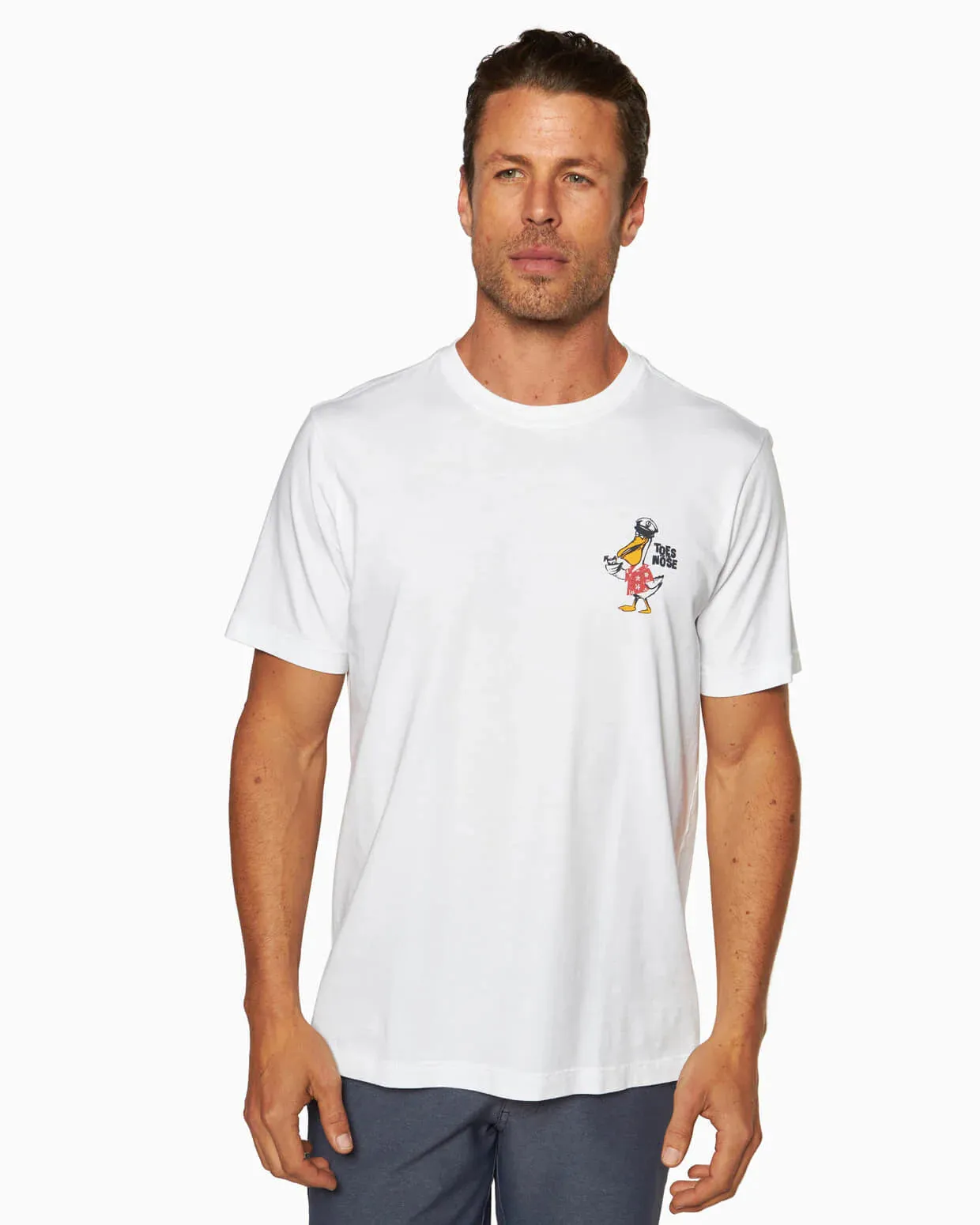 Captain Cocktail Short Sleeve Tee White