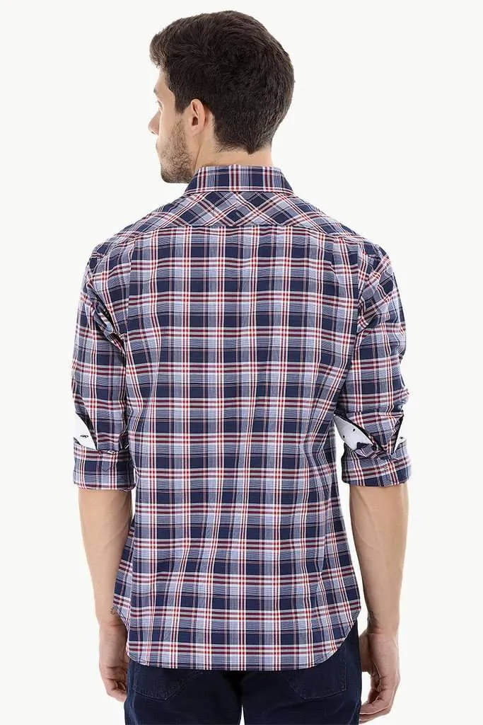 Casual Plaid Cotton Shirt