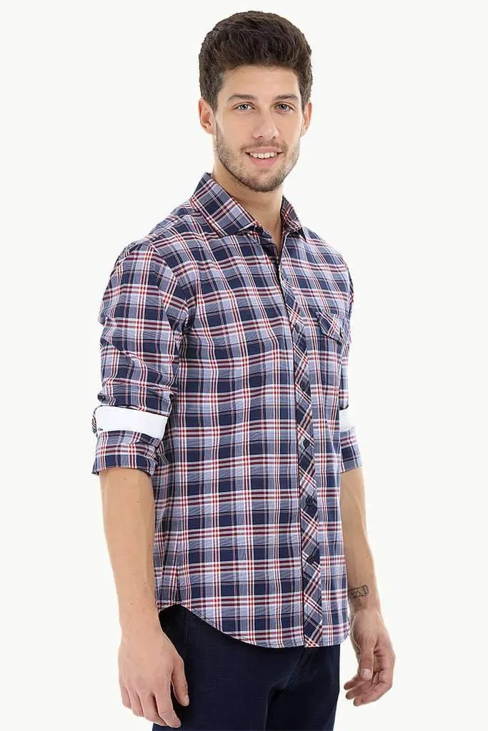 Casual Plaid Cotton Shirt