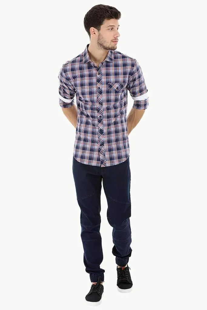 Casual Plaid Cotton Shirt