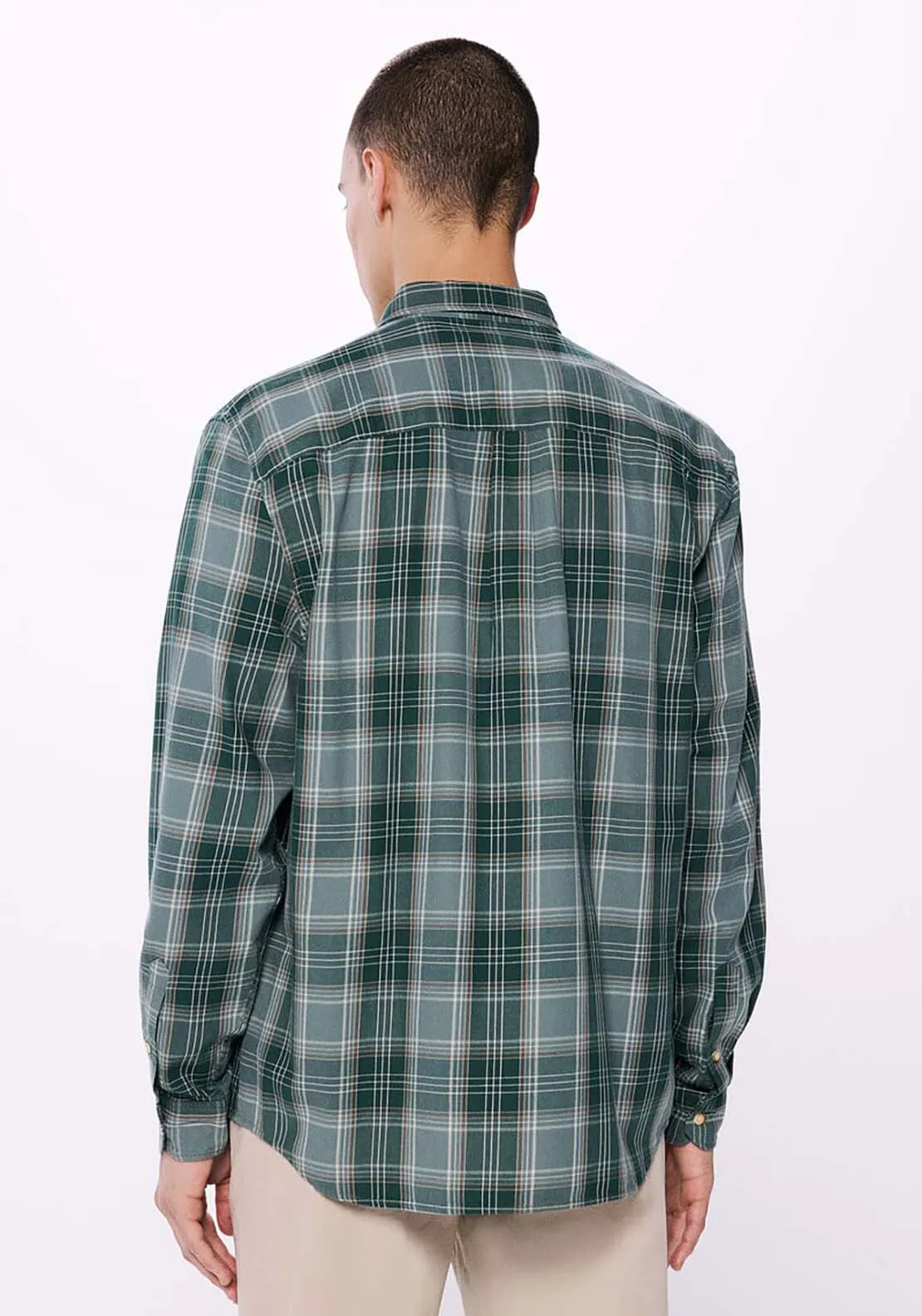 Checked Flannel Shirt - Green