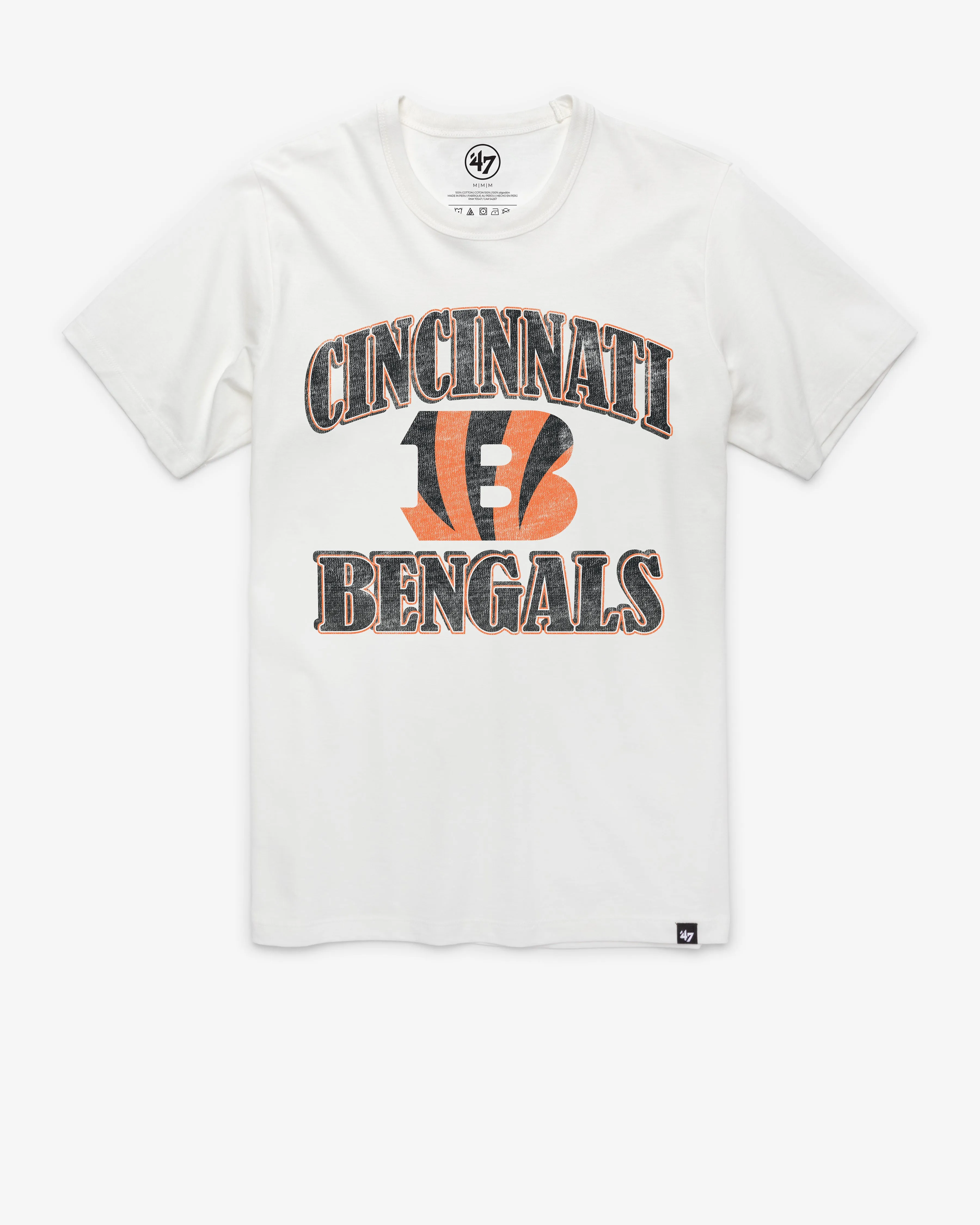 CINCINNATI BENGALS OVERRUN '47 FRANKLIN TEE
