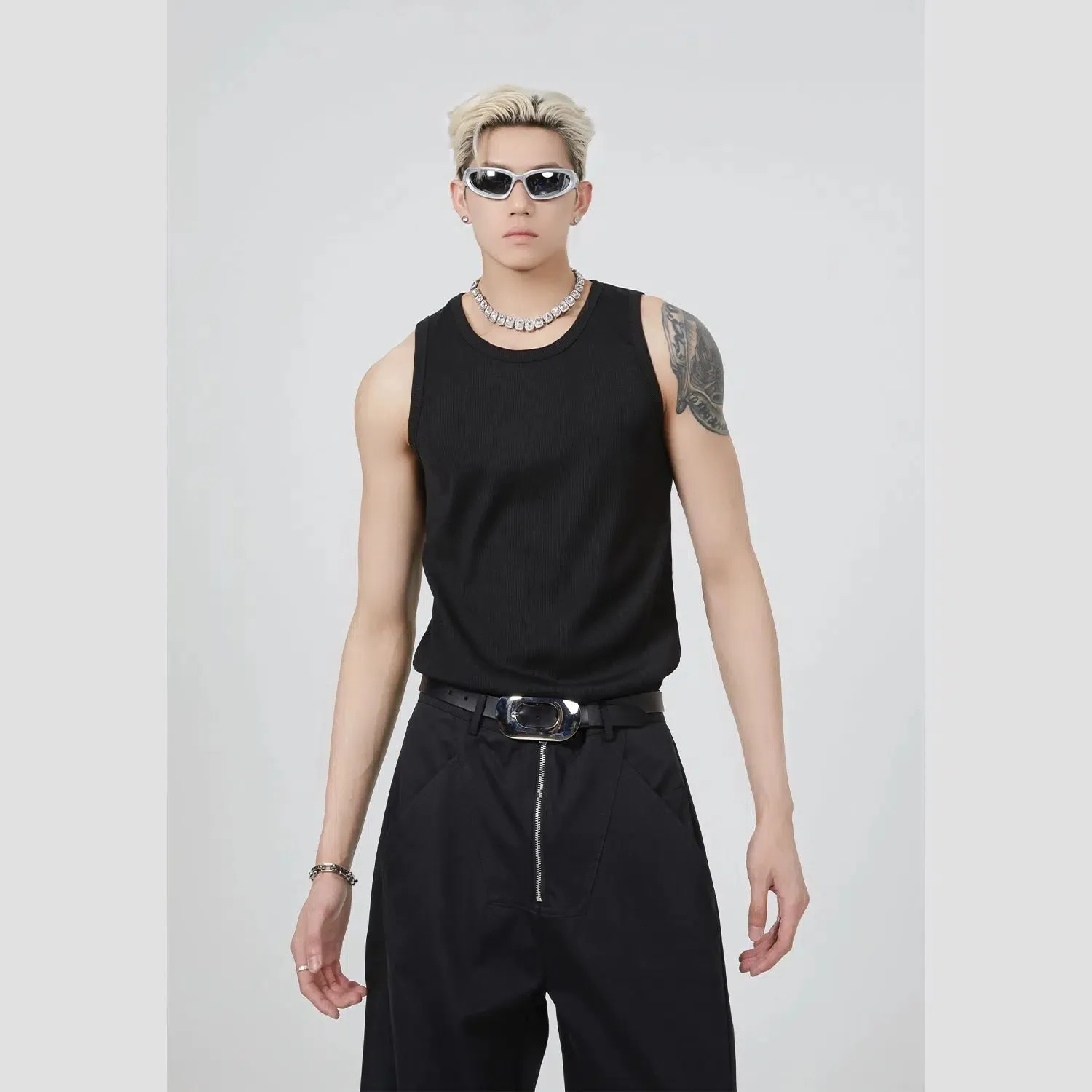 Classic-fit Sleeveless Tank Top