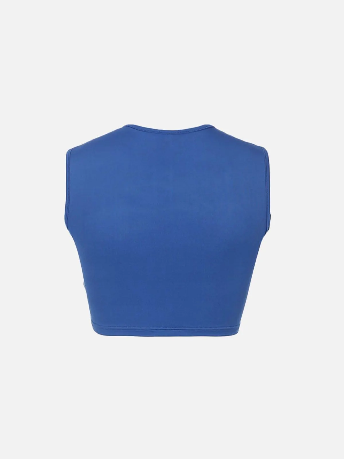 Contrasting Cutout Patchwork Vest
