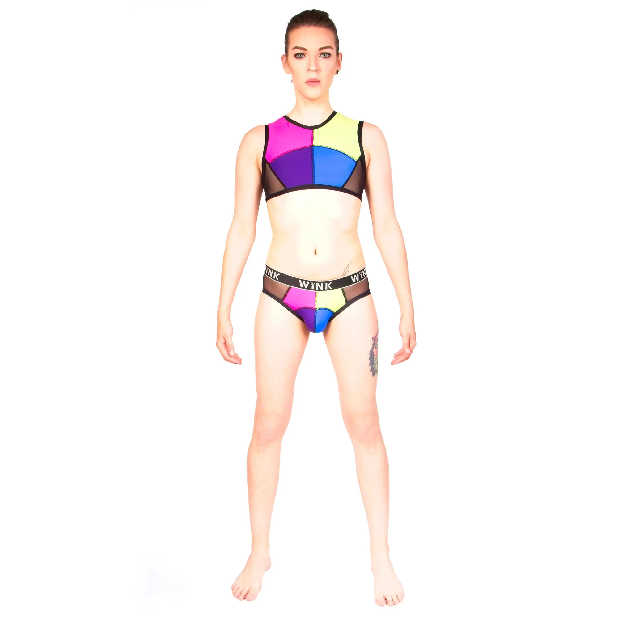Damian Shorts With Mesh - Multi