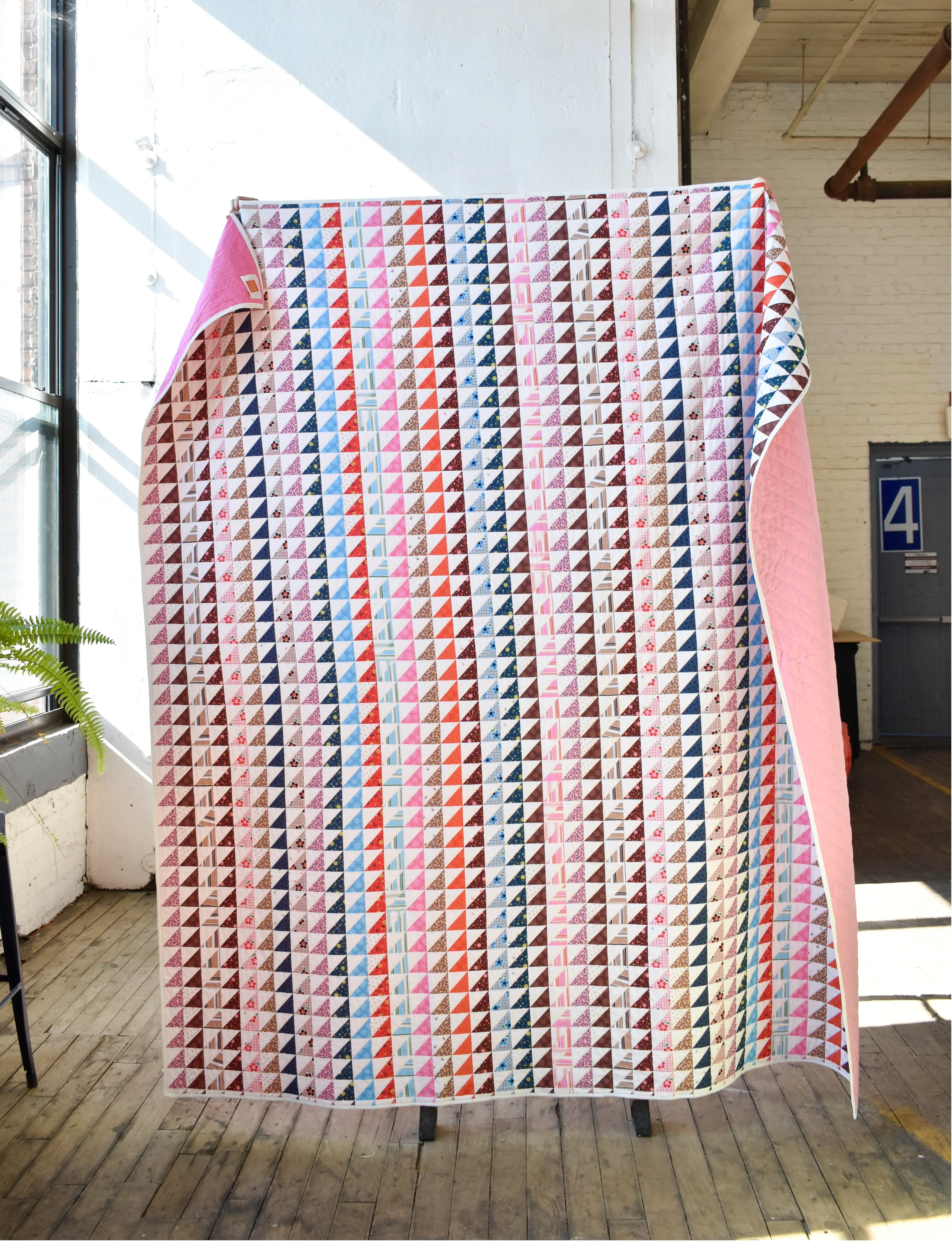 Darling Triangle Stripe cheater 3yd