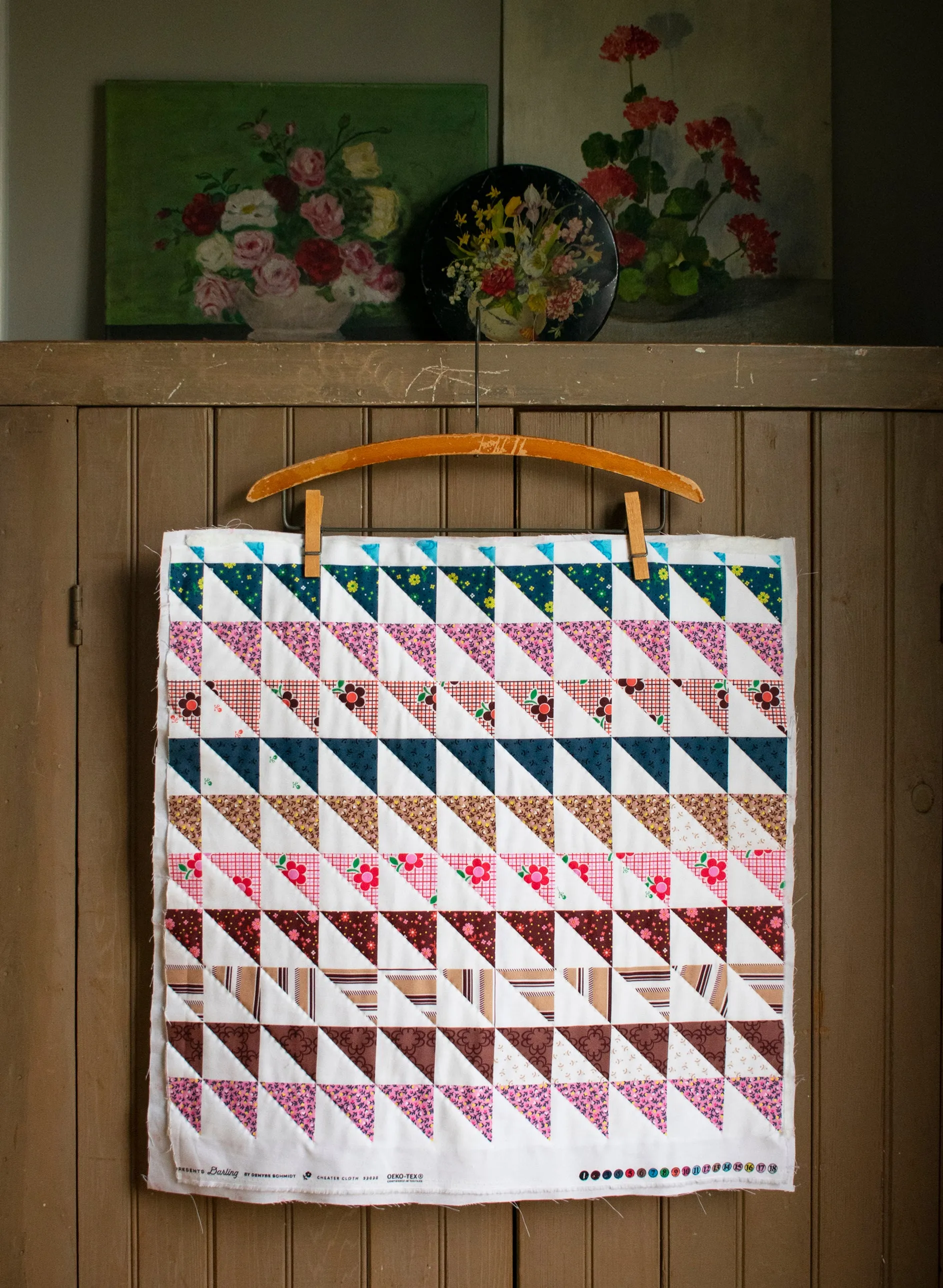 Darling Triangle Stripe cheater 3yd