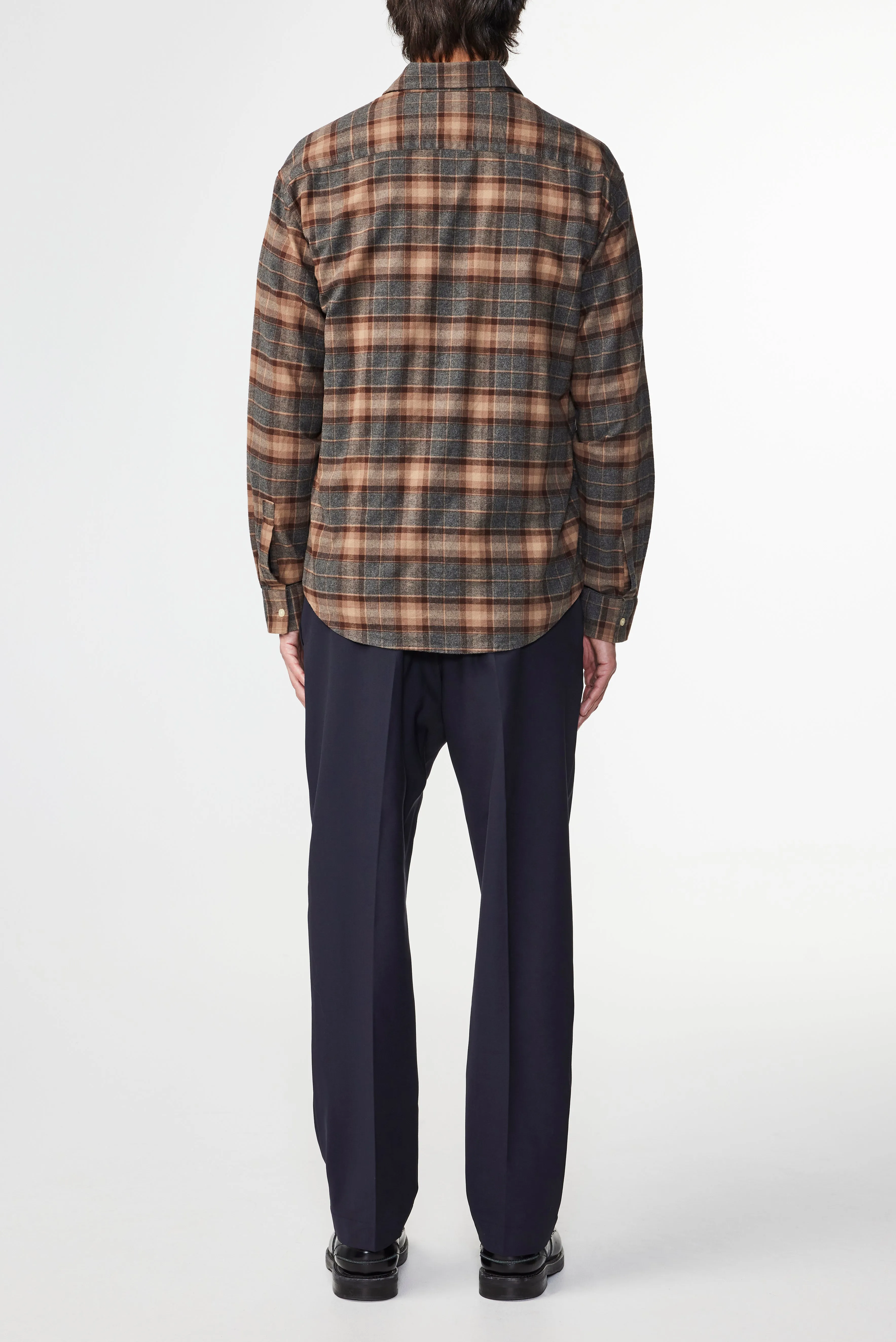 Deon 5465 Brown Check Shirt
