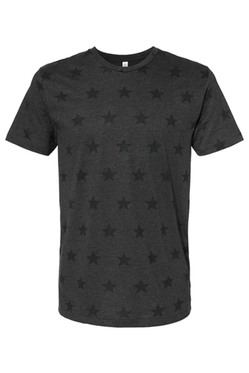 Distressed USA Unisex Five Star Tee