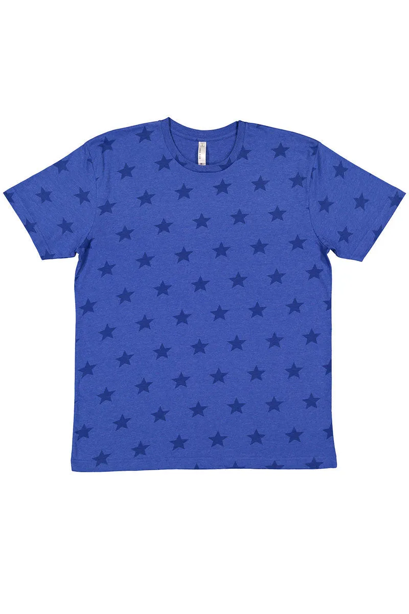 Distressed USA Unisex Five Star Tee