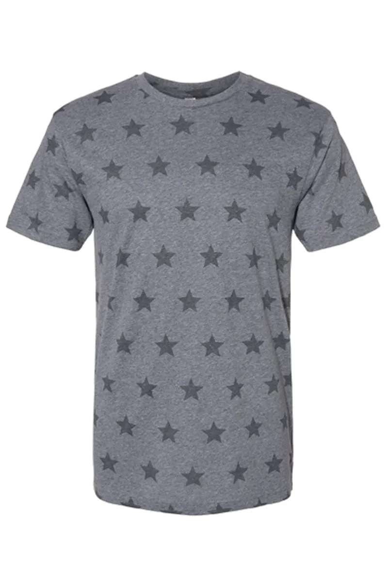 Distressed USA Unisex Five Star Tee