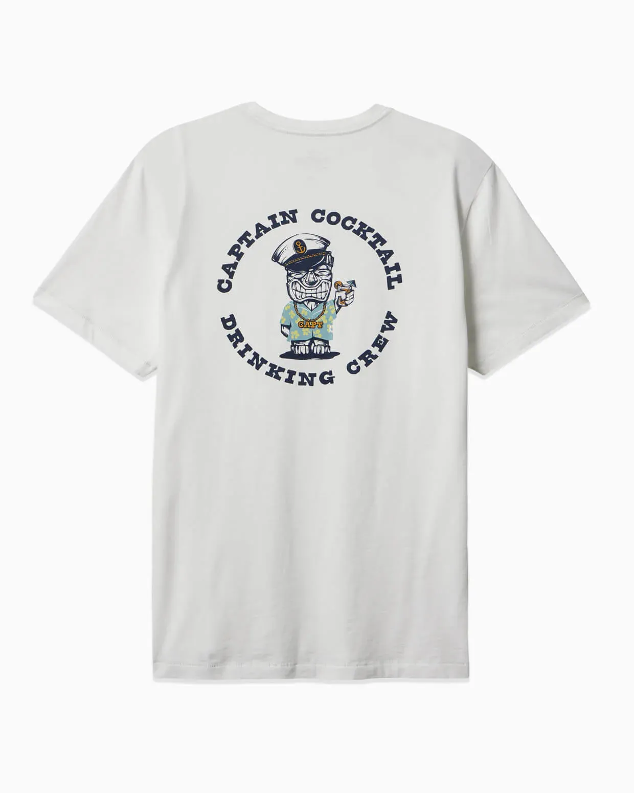 Drinking Crew Short Sleeve Shirt White