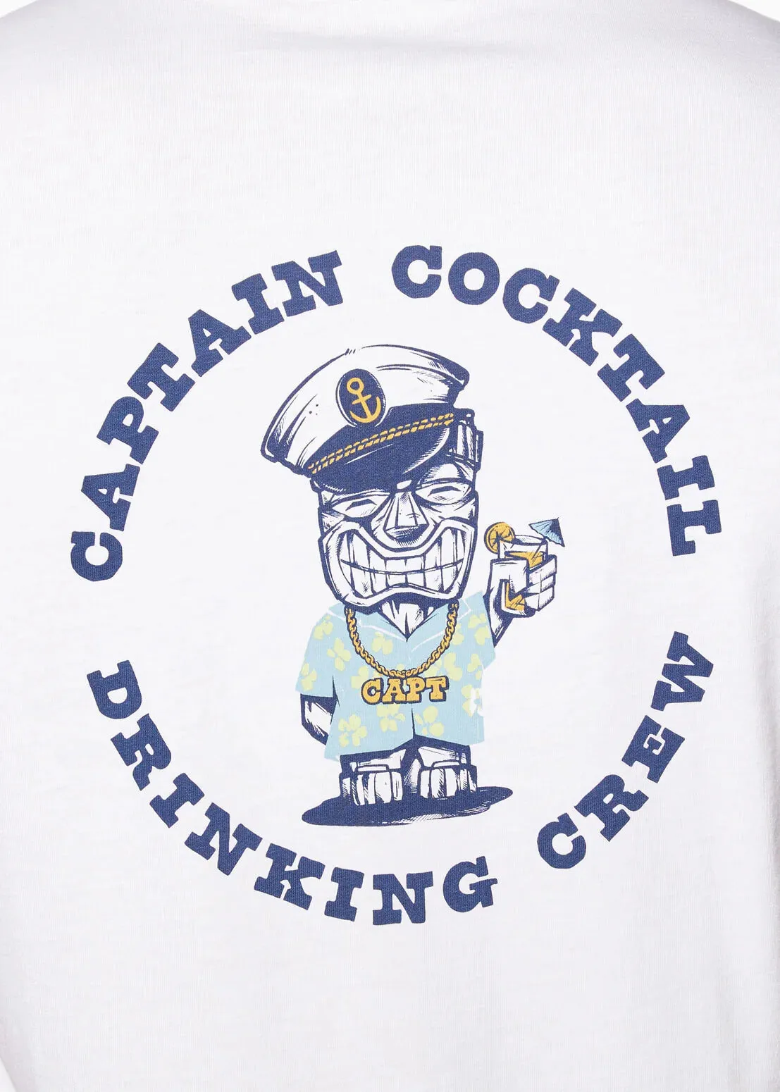Drinking Crew Short Sleeve Shirt White