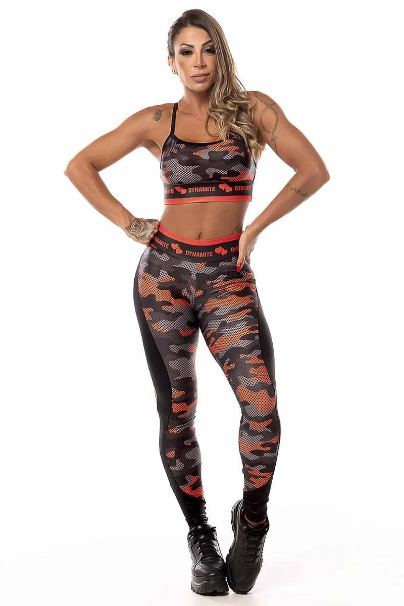 Dyna Brazil Fire Camo Legging