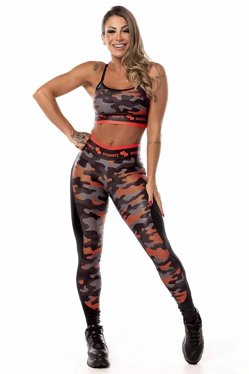 Dyna Brazil Fire Camo Legging
